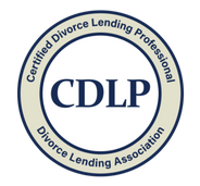 Certification Stamp as a certified divorce lending professional for Jeff Timian CDLP Mortgage Loan Originator at The Loan Guy Jeff NEXA Mortgage.  